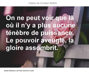 Citations Christian BOBIN