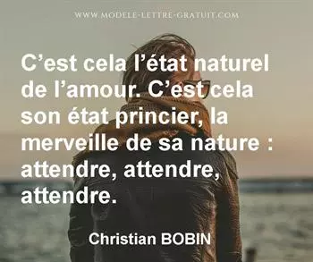 Citation de Christian BOBIN
