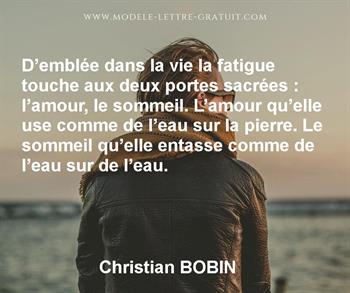 Citation de Christian BOBIN