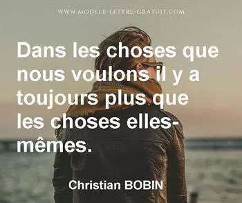 Citation de Christian BOBIN