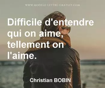 Citation de Christian BOBIN