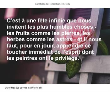 Citations Christian BOBIN