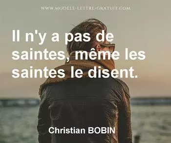 Citation de Christian BOBIN