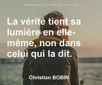 Citation de Christian BOBIN
