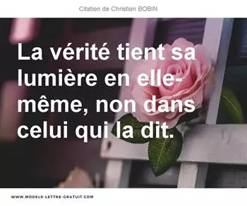 Citations Christian BOBIN