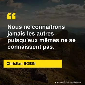 Citation Christian BOBIN