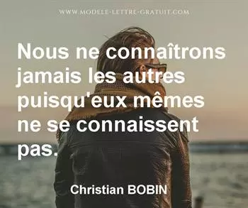 Citation de Christian BOBIN