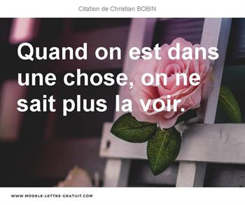 Citations Christian BOBIN