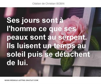 Citations Christian BOBIN