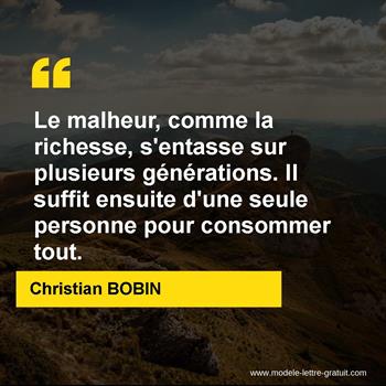 Citation de Christian BOBIN