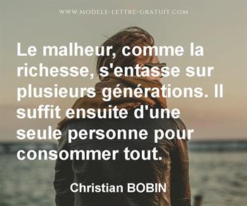 Citation de Christian BOBIN