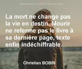 Citation de Christian BOBIN