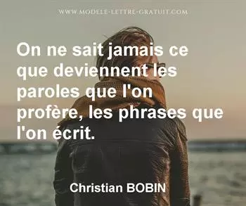 Citation de Christian BOBIN