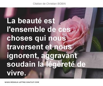 Citations Christian BOBIN