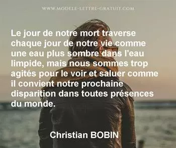 Citation de Christian BOBIN
