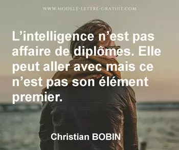 Citation de Christian BOBIN