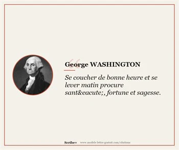 Citations George WASHINGTON