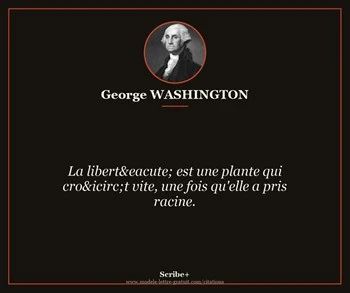 Citation de George WASHINGTON