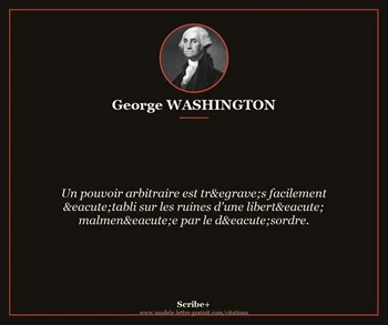 Citation de George WASHINGTON