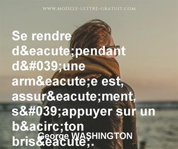 Citation de George WASHINGTON