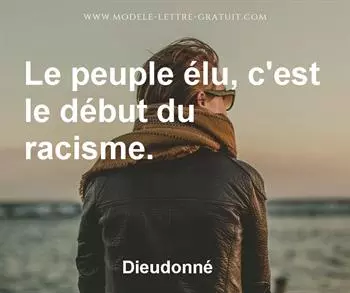 Citation de Dieudonné