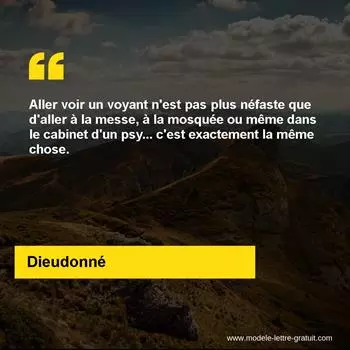 Citation Dieudonné