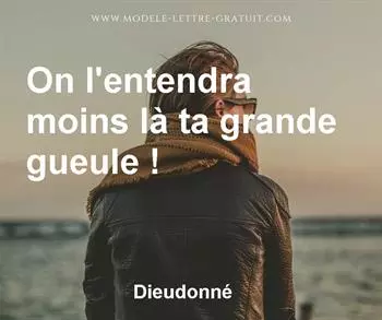 Citation de Dieudonné