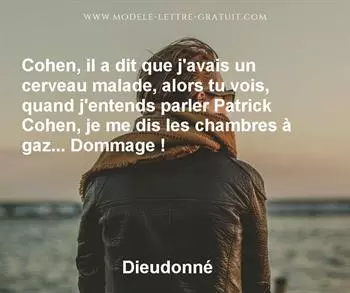 Citation de Dieudonné
