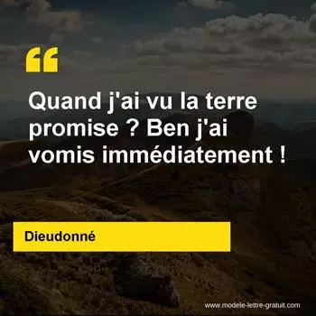 Citation Dieudonné