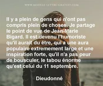 Citation de Dieudonné