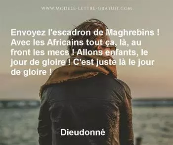 Citation de Dieudonné