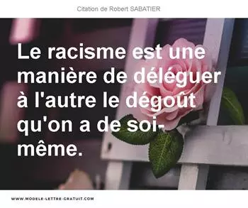 Citations Robert SABATIER