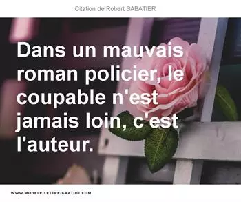 Citations Robert SABATIER