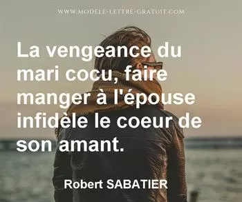 Citation de Robert SABATIER