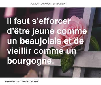 Citations Robert SABATIER