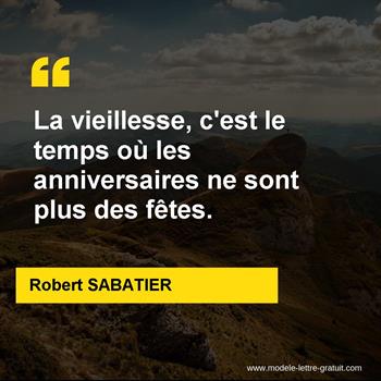 Citations Robert SABATIER
