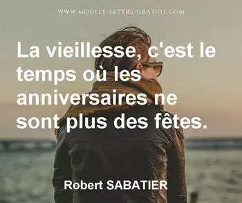 Citation de Robert SABATIER