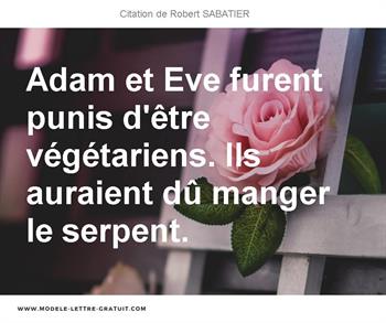 Citations Robert SABATIER