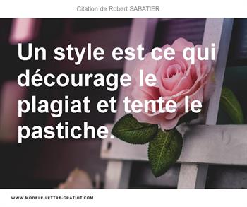 Citations Robert SABATIER