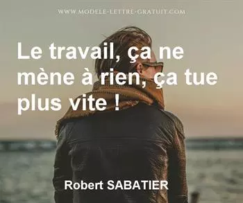 Citation de Robert SABATIER