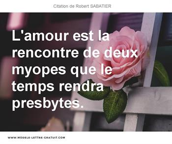 Citations Robert SABATIER