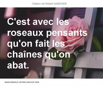 Citations Robert SABATIER