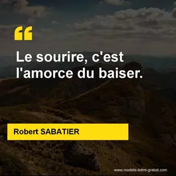 Citation Robert SABATIER