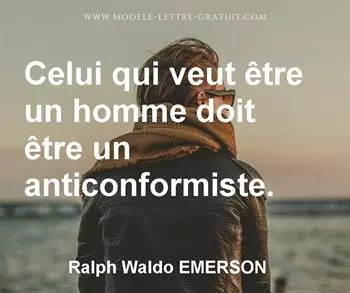 Citation de Ralph Waldo EMERSON
