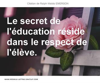 Citations Ralph Waldo EMERSON