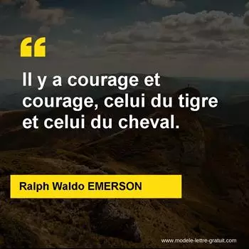 Citation Ralph Waldo EMERSON