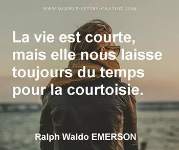 Citation de Ralph Waldo EMERSON
