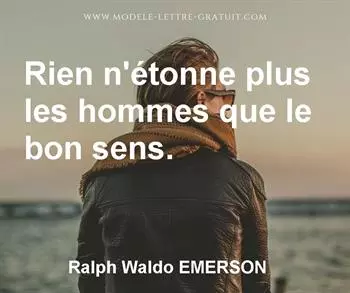 Citation de Ralph Waldo EMERSON
