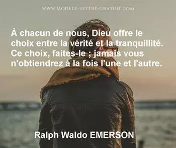 Citation de Ralph Waldo EMERSON