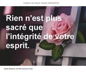 Citations Ralph Waldo EMERSON